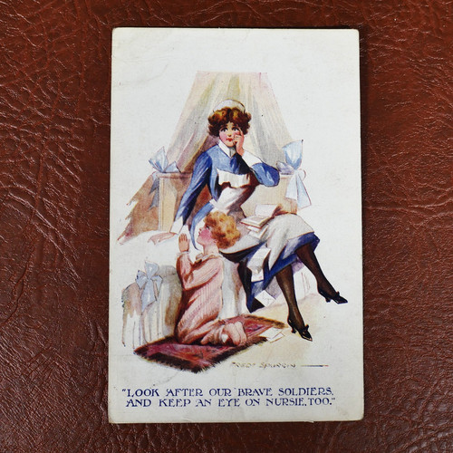 Postcard comic fred spurgin - postcard, comic,