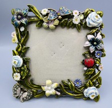 Jewelled Floral Metal