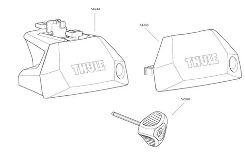 Thule footpack 7106 spare - -,