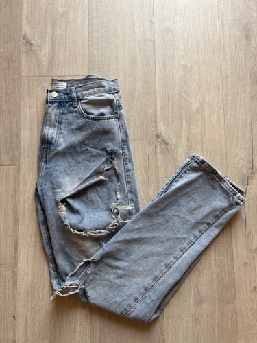 Redial ripped blue denim jeans - redial,