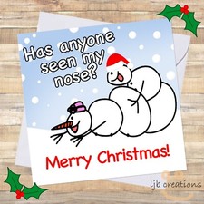 Christmas Cards Snowman Sex Naughty Funny Adult Humour Colleague Rude XMAS 🎄