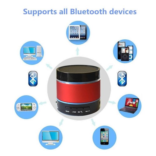 Justop red bluetooth wireless - justop,