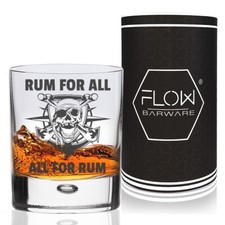 RUM GLASS Pirate Design
