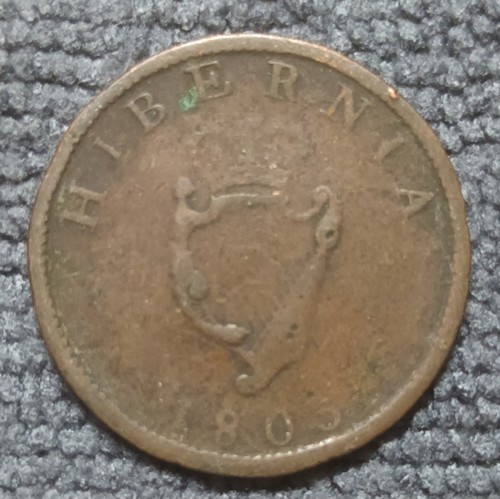 1805 ireland half penny - ireland,