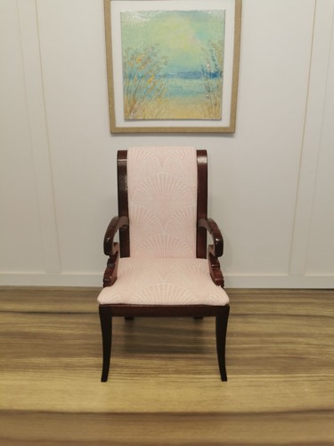 Dolls house pink mahogany - dolls,
