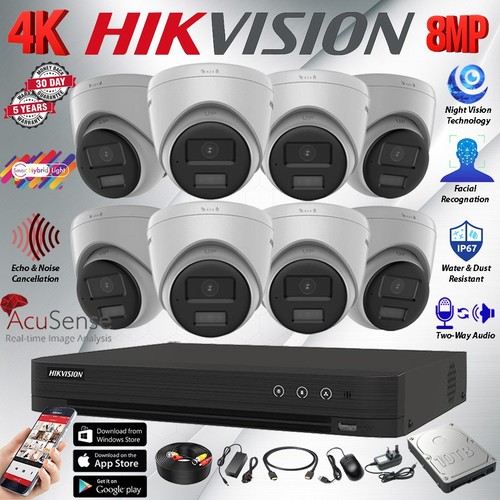 8mp hikvision cctv system - cctv,