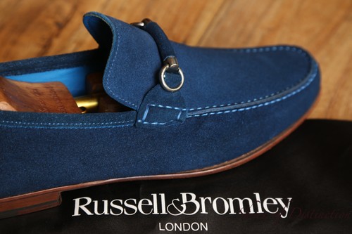 Russell bromley blue suede - &,