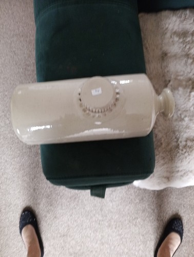 Vintage ceramic bed foot - bed,