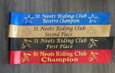 Personalised Equestrian,Show jumping,Horse trials,Quality Satin sashes