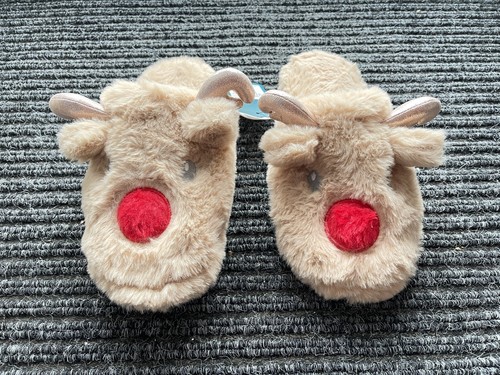 Christmas reindeer slippers - christmas,