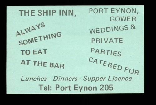 Matchbox label pub the ship - matchbox,