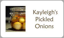 Homemade Pickled Onion Jar