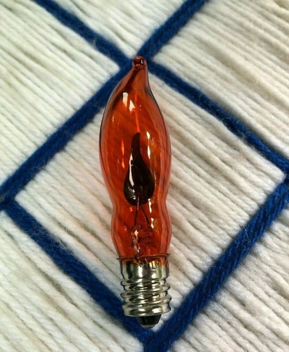 New amber flicker flame - new, c7