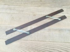 Antique Large 17” Brass Fitted Architects or Draftsman Parallel Rule