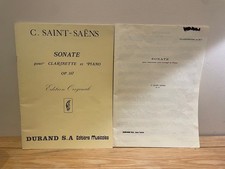 Saint-Saens Sonata Op. 167 for