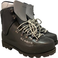 SCARPA Inverno Mountain Boots UK 10 Climbing Black Durable New