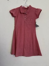 Girls Gingham Checkered Red