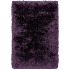 Plush Rug Shaggy Purple Thick