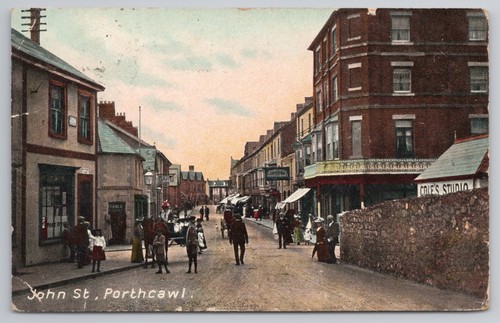 Porthcawl john street busy - john,