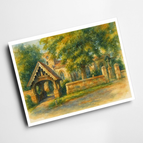 Print the parish church - print,