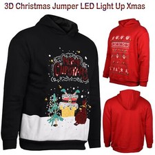 3D Mens Christmas Hoodie