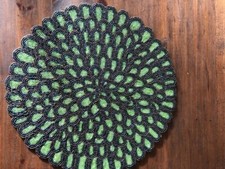 Decorative Handmade Beads GREEN&GOLD Table Mat | Place Mat SPECIAL OCCASSION