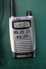 ALINCO DJ-C7 DUAL BAND HAND HELD RADIO , TOP POCKET SIZED RADIO CTCSS