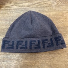 Fendi Brown/ Black Wool Beanie