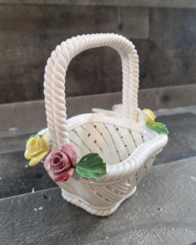 Capodimonte white woven - white,