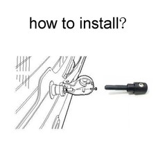 FIT LAND ROVER Rear Windscreen Wiper Nut Cover & Washer Nozzle Jet Spray