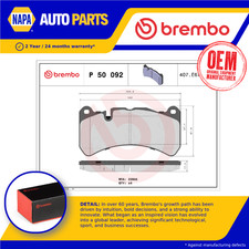 Brake Pads Set fits MERCEDES