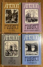 Georges Simenon UK Penguin 4 Vol PB Set - Maigret - Mystified - Hundred - Stain