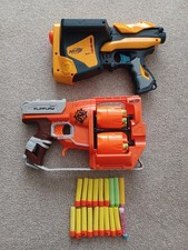 Nerf Gun X 2 Bundle Flipfury Zombie Speedload Blaster Bullets Boy Christmas Gift