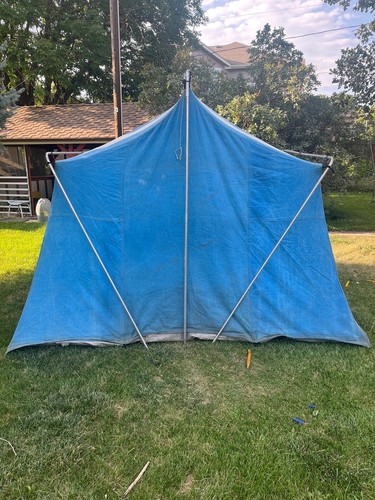 Vtg canvas tent wenzel - 10, 7