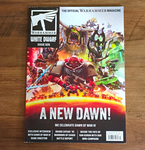 Warhammer white dwarf - white, magazine