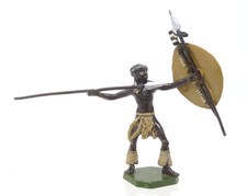 ROSE MINIATURES 54mm ZULU WARRIOR ANGLO ZULU WARS