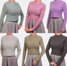 Zara Womens Jumper Cable Knit