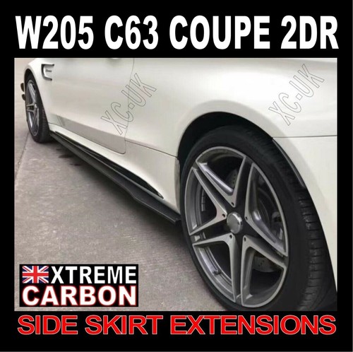 Carbon side skirt extensions - skirt,
