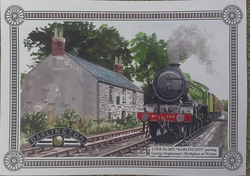 Darlington lner print - darlington,