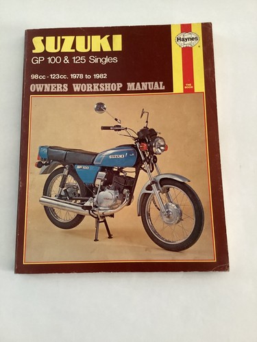 Haynes manual suzuki - suzuki, gp