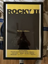 Sylvester Stallone Signed