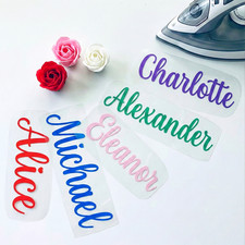 Custom Iron-On Single Line