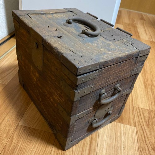 Tansu wooden small chest - tansu,