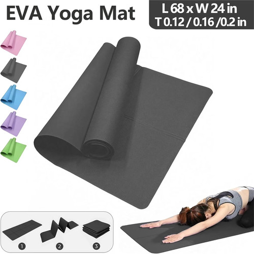 Foldable yoga mat eco friendly - mat, eco-friendly