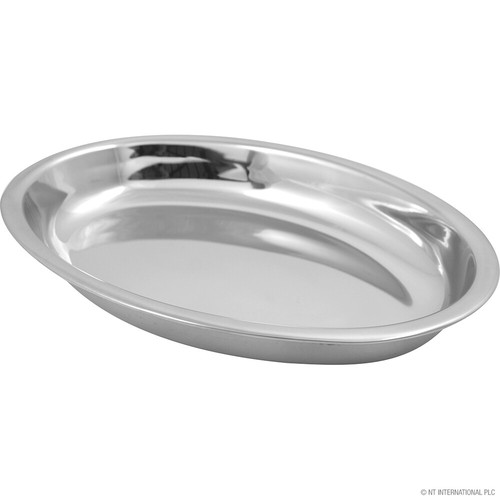 17cm stainless steel oval - 4,