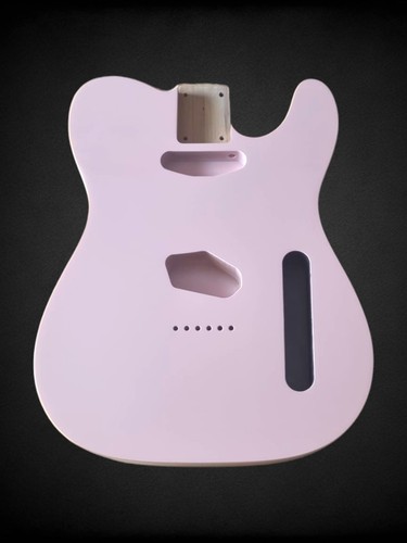 Telecaster body pink - pink,, double