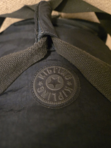 Kipling black soft duffle - kipling,