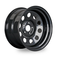 4 x Tuff Torque Modular Steel Wheels Wheel 17" x 9" ET-25 Black