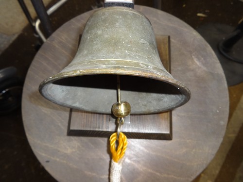 Brass bronze bell - brass/bronze, bell.