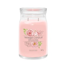 Yankee Candle 2 WICKS  - Signature Large Jar - 567 g - FRESH CUT ROSES